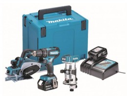 Makita DLX3116TJ 18V LXT 3pc Kit DRT50, DHP455, DKP180, 2 x 5.0Ah Batts, Charger & Makpac Case £489.95